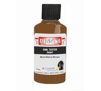 Premium Interior Wall & Ceiling Emulsion Paint - Mink Walnut Brown - Rich Matt Finish, Durable & Washable, Low Odour, Ideal for Living Rooms, Bedrooms & Hallways (30ML Tester Bottle)