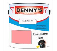 Premium Interior Wall & Ceiling Emulsion Paint - Powder Rose Pink - Rich Matt Finish, Durable & Washable, Low Odour, Ideal for Living Rooms, Bedrooms & Hallways (250ML Tin)