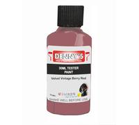 Premium Interior Wall & Ceiling Emulsion Paint - Velvet Vintage Berry Red - Rich Matt Finish, Durable & Washable, Low Odour, Ideal for Living Rooms, Bedrooms & Hallways (30ML Tester Bottle)