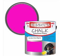 Premium Interior Wall & Furniture Chalk Paint - Carnation Charm Magenta - Rich Matt Finish, Durable & Washable, Low Odour, Ideal for Living Rooms, Bedrooms & Hallways (250ML Tin)