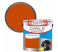 Premium Interior Wall & Furniture Chalk Paint - Copper Pumpkin Orange - Rich Matt Finish, Durable & Washable, Low Odour, Ideal for Living Rooms, Bedrooms & Hallways (1 Litre Tin)
