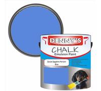 Premium Interior Wall & Furniture Chalk Paint - Denim Sapphire Horizon Blue - Rich Matt Finish, Durable & Washable, Low Odour, Ideal for Living Rooms, Bedrooms & Hallways (250ML Tin)