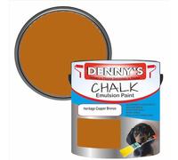 Premium Interior Wall & Furniture Chalk Paint - Heritage Copper Bronze - Rich Matt Finish, Durable & Washable, Low Odour, Ideal for Living Rooms, Bedrooms & Hallways (500ML Tin)