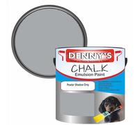 Premium Interior Wall & Furniture Chalk Paint - Pewter Shadow Grey - Rich Matt Finish, Durable & Washable, Low Odour, Ideal for Living Rooms, Bedrooms & Hallways (500ML Tin)