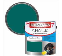 Premium Interior Wall & Furniture Chalk Paint - Sage Moss Fern Green - Rich Matt Finish, Durable & Washable, Low Odour, Ideal for Living Rooms, Bedrooms & Hallways (500ML Tin)