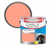 Premium Interior Wall & Furniture Chalk Paint - Sunrise Soft Shell Peach - Rich Matt Finish, Durable & Washable, Low Odour, Ideal for Living Rooms, Bedrooms & Hallways (2.5 litre Tin)