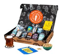 Premium IPA/Pale Ale Beer Gift Hamper - 10 Independent Craft Beers, Snack & Tasting Guide by QWERTY Beer Box - Beer Gift Set