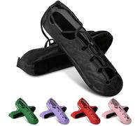 Premium Irish Dance Soft Cow Leather Court Shoes Pump Style for Competitive Irish Dance, black, 11 Toddler