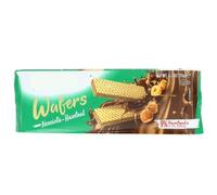 Premium Italian Chocolate Hazelnut Wafers, 9% Real Hazelnuts, Preservative-Free Crispy Snack, 175g Pack, 8 Pieces