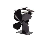 Premium IV heat Powered Stove Fan Valiant Black One Size