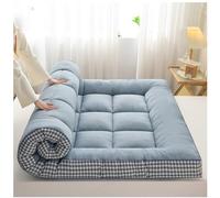 Premium Japanese Floor Mattress - 4" Foldable Futon with Shredded Memory Foam Portable Sleeping Pad for Camping Lounging Style - Twin Size 39x79in (100x200cm)