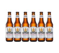 Premium Japanese Lager Beer 330ml 4.8% ABV - Beer Bottles for BBQs Summer Gatherings & Match Nights (6)