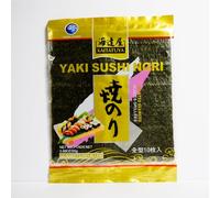 Premium Japanese Sushi Nori Seaweed, Roasted, Resealable, Gold Grade Laver (10 Full Sheets Set of 3)