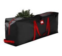 Premium Jumbo Christmas Tree Storage Bag - Fits Up to 9 FT. Tall Artificial Christmas Trees, Durable Handles, Sleek Dual Zipper & Card Slot - Xmas Bag Made of Tear Proof 600D Oxford - 5 Year Warranty