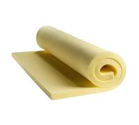 Premium Kids Memory Foam Cot Mattress Topper Soft & Comfortable Toddler Bed Support Breathable & Hypoallergenic (Yellow, 120 x 60 x 2.5cm)