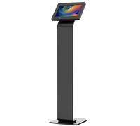 Premium Kiosk Floor Stand - CTA Locking Floor Stand Kiosk - IPad 10th Gen 10.9-Inch - IPad 7/8/9 Gen 10.2-Inch - IPad Pro 11" - IPad 5/6 Gen - Surface Go - Galaxy Tab S5E & More - Black (PAD-PARAF)