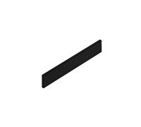 Premium Kitchens Ethos Black Aluminium Effect Square Edge Plinth, (L)3050mm