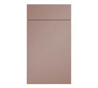 Premium Kitchens Ethos Matt Antique Rose Modern Tall Wall Cabinet Door (W)400mm (H)895mm (T)18mm