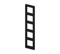 Premium Kitchens Ethos Matt Black Modern Standard Cabinet Door (W)150mm (H)715mm (T)18mm