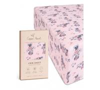 Premium Knit Baby Crib Sheets for Boys and Girls by Copper Pearl: Breathable and Soft, Fitted Crib Sheets for Standard Baby Mattresses, Crib Sheet for Registry or Shower Gift, Minnie Mouse