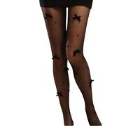 Premium Korean-style Black Bow tights inspired by the coquette aesthetic. Designed for elegance, our sheer, stylish tights enhance any outfit with a touch of feminine charm and sophistication.