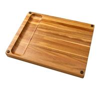 Premium Large Acacia Wood Cutting Board for Kitchen. 1.5in Extra Thick Chopping Board with Juice Groove. Anti-Bacterial Non Slip Reversible Butcher Block Countertop & Charcuterie Board Gift Set