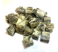 *Premium* Large Cod Fish Cubes 1kg PREMIUM 100% Natural Dried Fish Skin Dog Treats Chews U.K. Sourced Air-Dried LOS