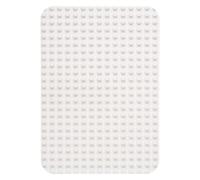 Premium Large Peg White Base Plate - 38cm x 27cm - Compatible with LEGO DUPLO Bricks | Baseplate for LEGO DUPLO Blocks