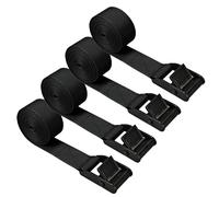 Premium Lashing Strap Short 1" x 6.5 ft, Cam Buckle Tie Down Straps Secure Straps