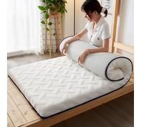 Premium Latex Futon Mattress Pad 130x200cm - 5cm/9cm Thick Soft Floor Cushion with Elastic Band, Ultimate Sleeping Comfort for Bedroom, Perfect Bedding Solution