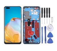 Premium LCD Screen Display Replacement for Huawei P40 Pro TFT LCD Screen Digitizer Full Assembly with Frame, Not Supporting Fingerprint Identification