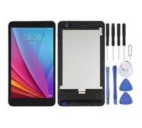 Premium LCD Screen Display Replacement OEM LCD Screen for Huawei MediaPad T1 7.0 / Honor Play MediaPad T1 T1-701 Digitizer Full Assembly with Frame(Black)
