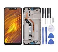 Premium LCD Screen Display Replacement TFT LCD Screen for Xiaomi Pocophone F1 Digitizer Full Assembly with Frame(Black)