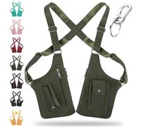Premium Leather Adjustable Underarm Shoulder Bag for Men & Women, Anti-Theft Invisible Underarm Bag, Water Resistant (Army Green)