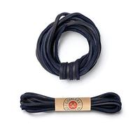 Premium Leather Boot Lace in Indigo - Premium Quality and Durability