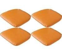 Premium Leather Cushion Pad for Dining Chairs (Set of 1 2 4) Soft Non Slip Saddle Seat Cushions for Kitchen & Dining Room Comfortable & Stylish Seating Solution