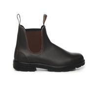 Premium Leather Elastic Side Boots Stout - male - Blundstone - Chelsea Boots - Brown - 8 1/2 UK - Shoes 8 1/2 UK