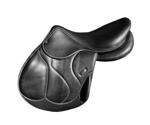 Premium Leather English Jumping Saddle - Close Contact Design for Hunters & Jumpers - Handcrafted Durable All-Purpose Equestrian Tack ST-064 (18" Seat)