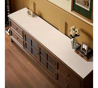 Premium Leather Table Runner 45cm Wide Textured AntiSlip HeatResistant Tablecloth 160x45cm for Dining Party Home Decor DresserElegant White Design