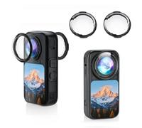 Premium Lens Guard for Insta360 X6, High Transparency Tempered Optical Glass Lens Protector Cover, Multi-Coated Anti-scratch Lens Cap X6 Camera Lens Accessories