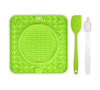 Premium Licky Mats for Dogs & Cats - Silicone Lick Mat with Suction Cups for Slow Feeding, Anxiety Relief & Mental Stimulation (for Grooming, Bathing & Training) (Insect style)