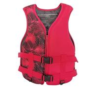 Premium Life Jacket for Adults, Buoyancy Aid Swim Vest - Adjustable Safety Straps for Kayaking, Boating, Swimming & Water Sports(Red,L)