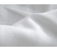 Premium Light Weight Natural Muslin 100% Cotton Fabric by M&J® (White)