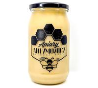 Premium Linden Creamed Honey - Natural Sweetener - 100% Pure Natural & Raw - Fresh Pure Lime Honey - From the hive from our bees - Just bee honey - Premium -1100g