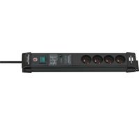 Premium-Line overvoltage strip with 4 sockets / power strip and with 1951144400
