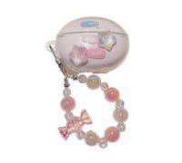 Premium Lovely Cute Shiny Star Decoration Headphone Protective Cover with Pendant Case for Huawei FreeBuds 6i