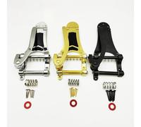 Premium LP Style Tremolo Bridge for Electric Guitar - Gold/Silver/Black Zinc Alloy (366g) with Whammy Bar - Includes Moun (Chromium plating CR)