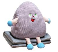 Premium Lumbar Pillow with Hidden Washable Blanket Hand Warmer Design for Adults Ergonomic Pillow