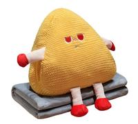 Premium Lumbar Pillow with Hidden Washable Blanket Hand Warmer Design for Adults Ergonomic Pillow