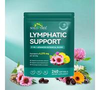 Premium Lymphatic Support Softgels for Daily Wellness | Plant-Based Complex with Gentle Botanical Ingredients | Natural-Origin Formula for Everyday Routine Support | 240 Capsules